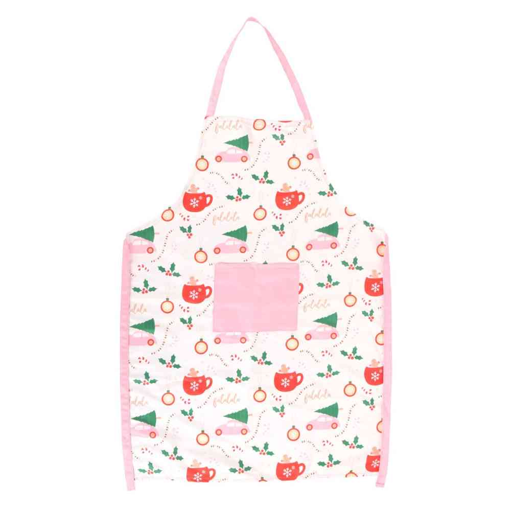 Something Different - Sugarplum Fun Christmas Print Apron - Multicolours